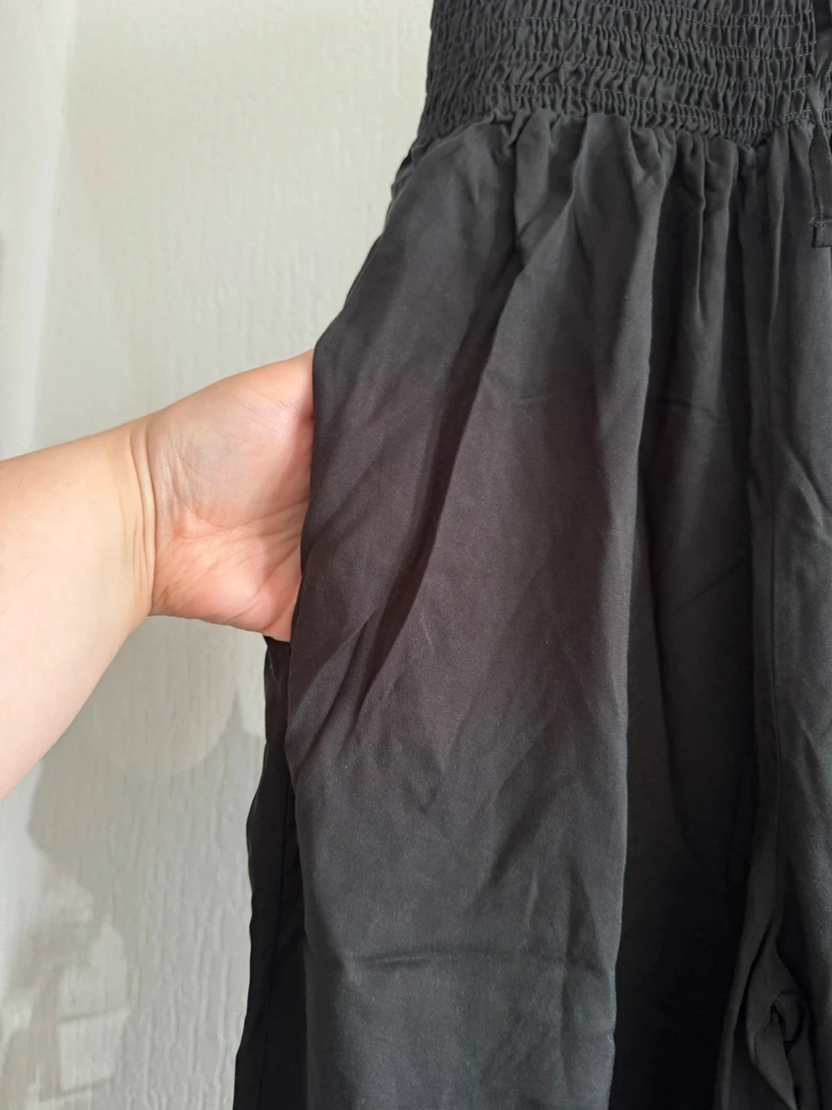 Lange en lichte zwarte jumpsuit maat XS Jennyfer – photo 5